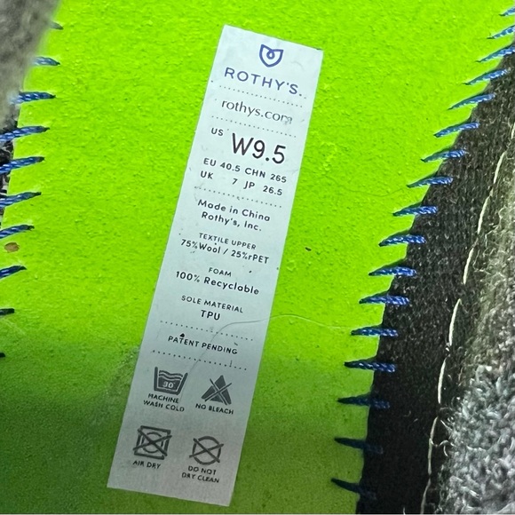 Rothy’s Espresso Brown Merino Wool Chelsea Boots Size 9.5 - Picture 9 of 9